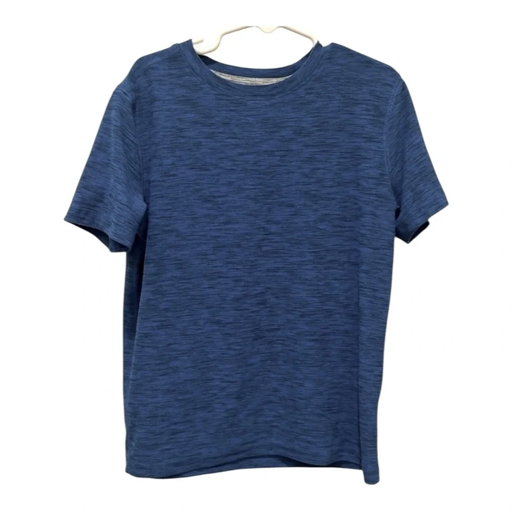 Old Navy active blue athletic tshirt. Boys Size 6-7